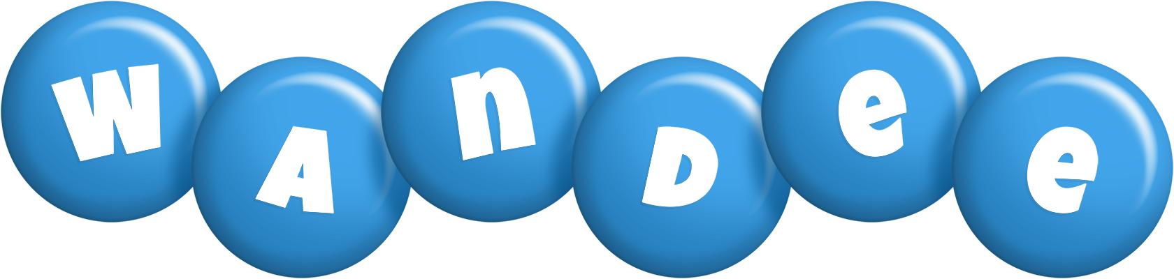 Wandee candy-blue logo