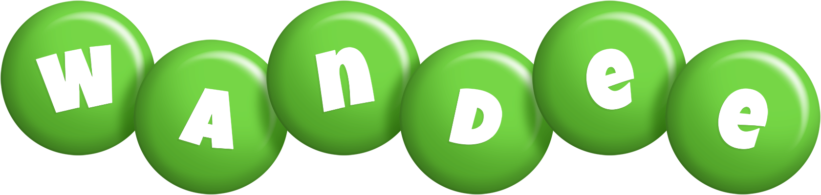 Wandee candy-green logo