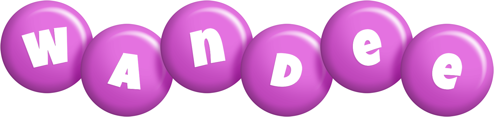 Wandee candy-purple logo