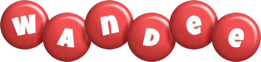 Wandee candy-red logo