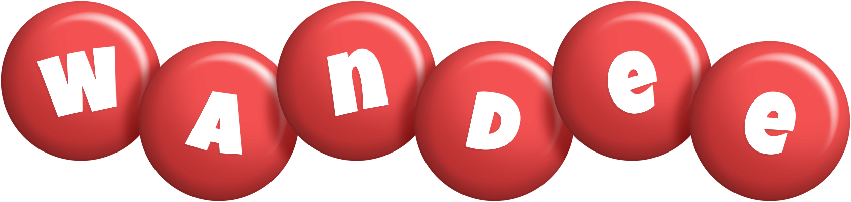 Wandee candy-red logo