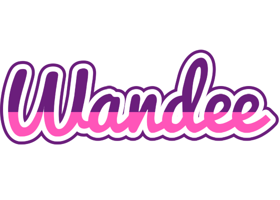 Wandee cheerful logo