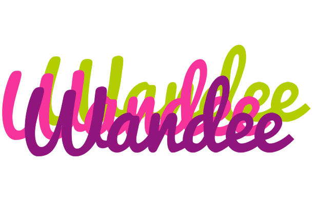 Wandee flowers logo
