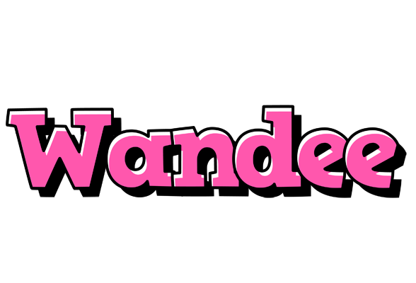 Wandee girlish logo