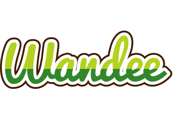 Wandee golfing logo