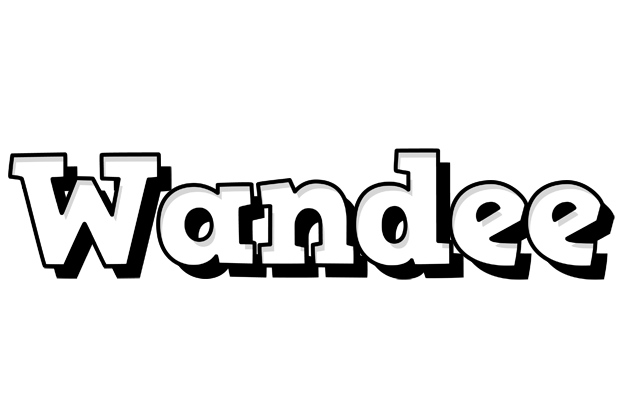 Wandee snowing logo