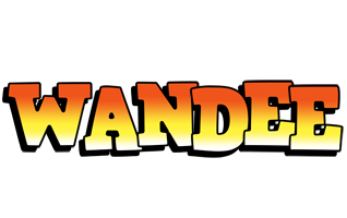 Wandee sunset logo