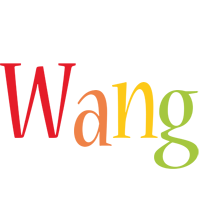 Wang birthday logo