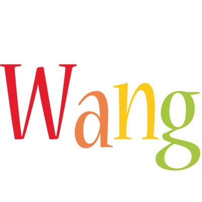 Wang birthday logo