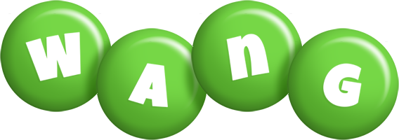 Wang candy-green logo