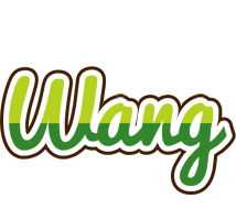 Wang golfing logo