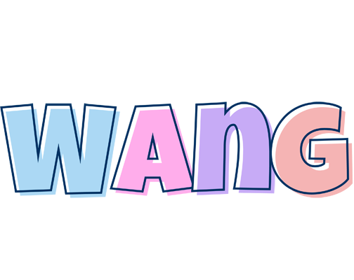 Wang pastel logo
