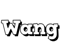 Wang snowing logo