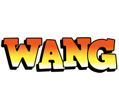 Wang sunset logo