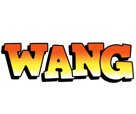 Wang sunset logo
