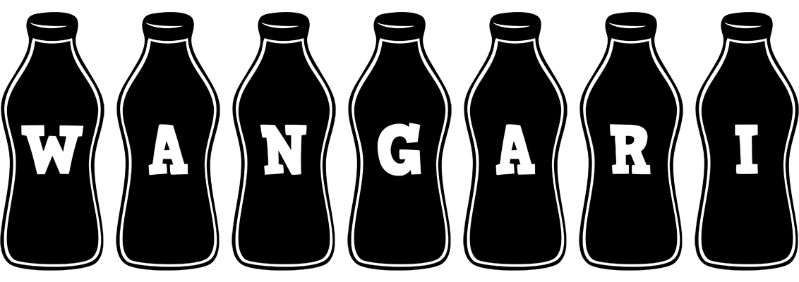 Wangari bottle logo