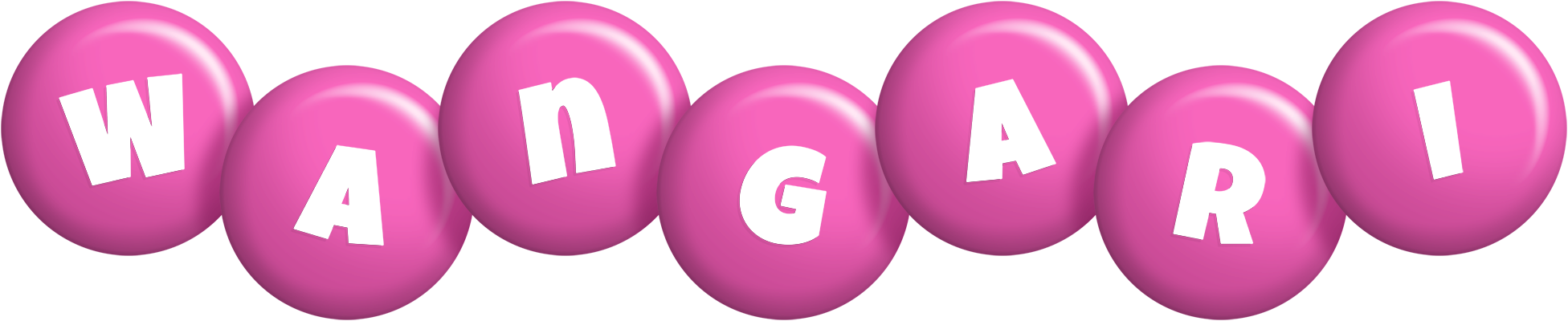 Wangari candy-pink logo