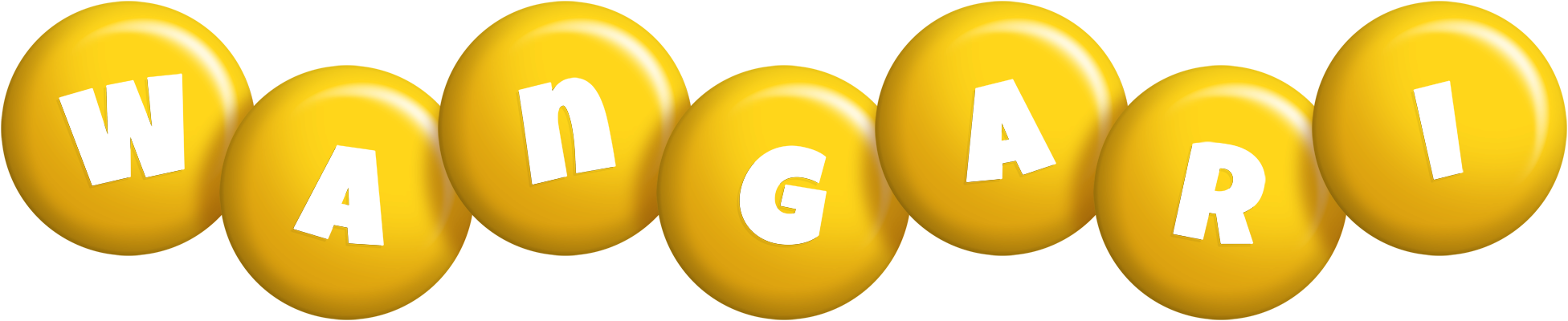 Wangari candy-yellow logo
