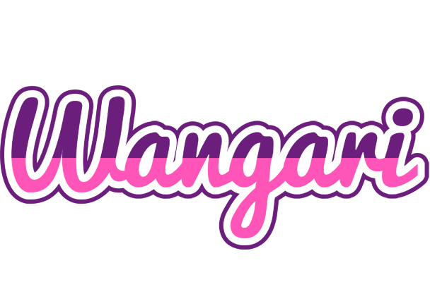 Wangari cheerful logo