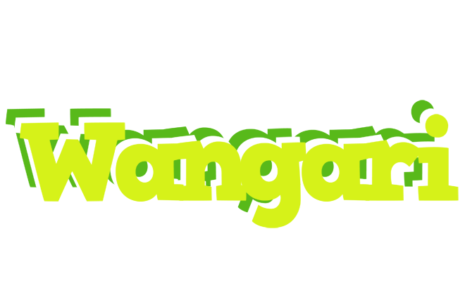 Wangari citrus logo