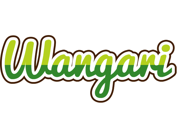 Wangari golfing logo