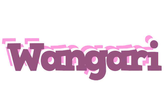 Wangari relaxing logo