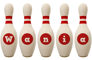 Wania bowling-pin logo