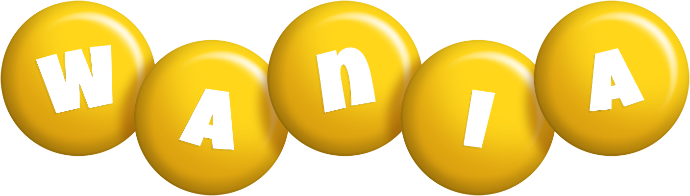 Wania candy-yellow logo