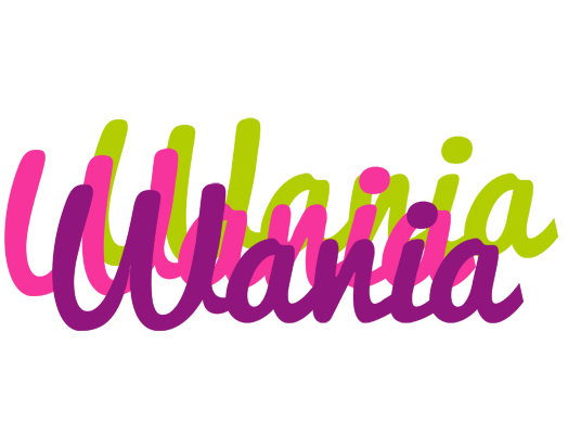 Wania flowers logo