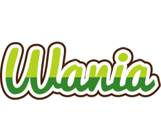 Wania golfing logo
