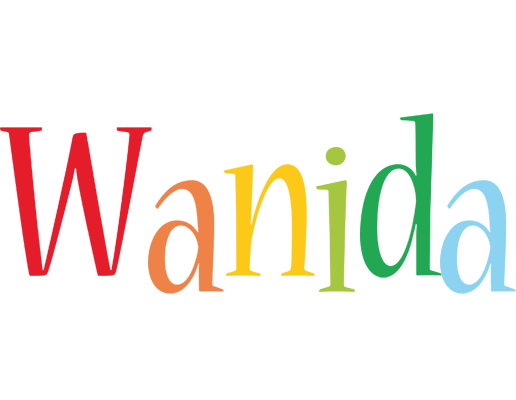 Wanida birthday logo