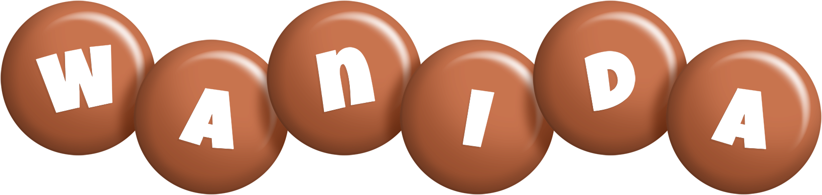 Wanida candy-brown logo