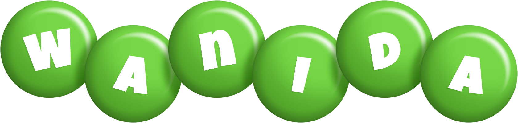 Wanida candy-green logo