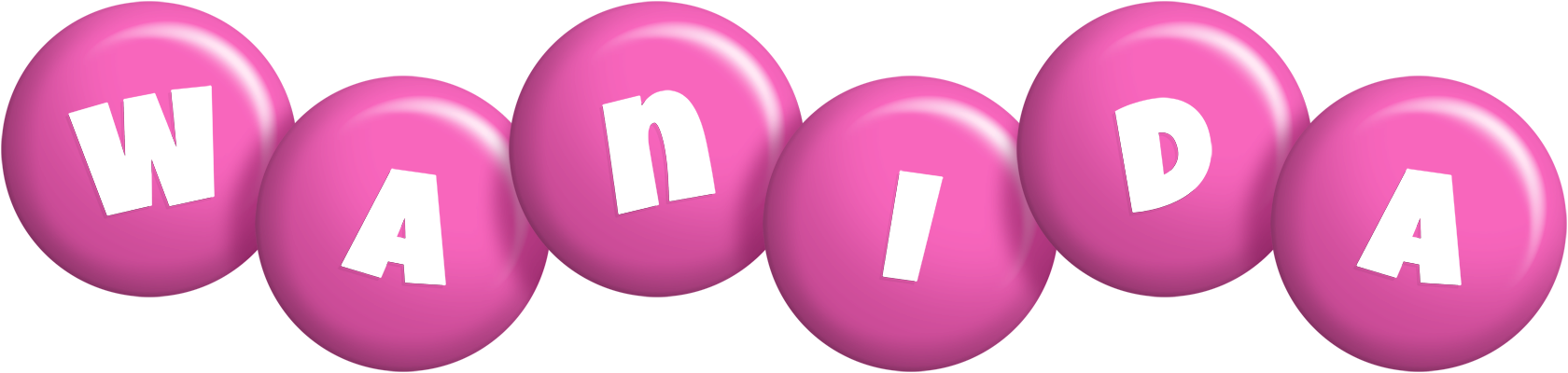 Wanida candy-pink logo