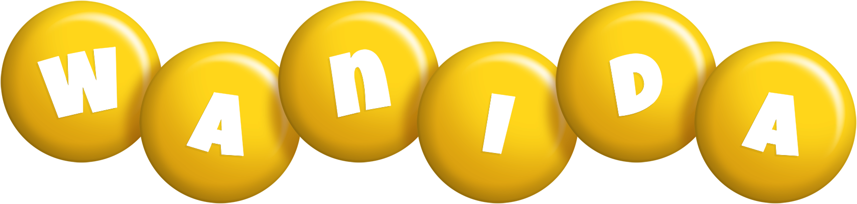 Wanida candy-yellow logo