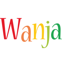 Wanja birthday logo