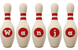 Wanja bowling-pin logo