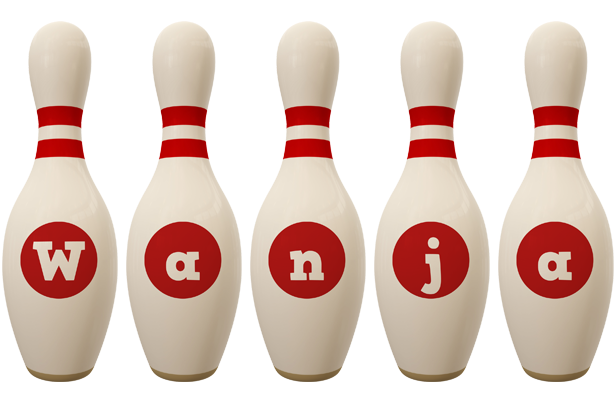 Wanja bowling-pin logo