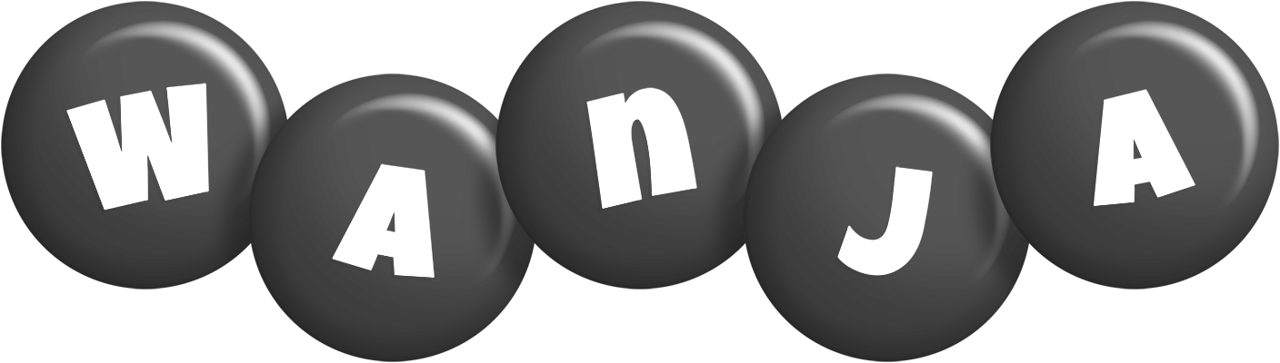 Wanja candy-black logo
