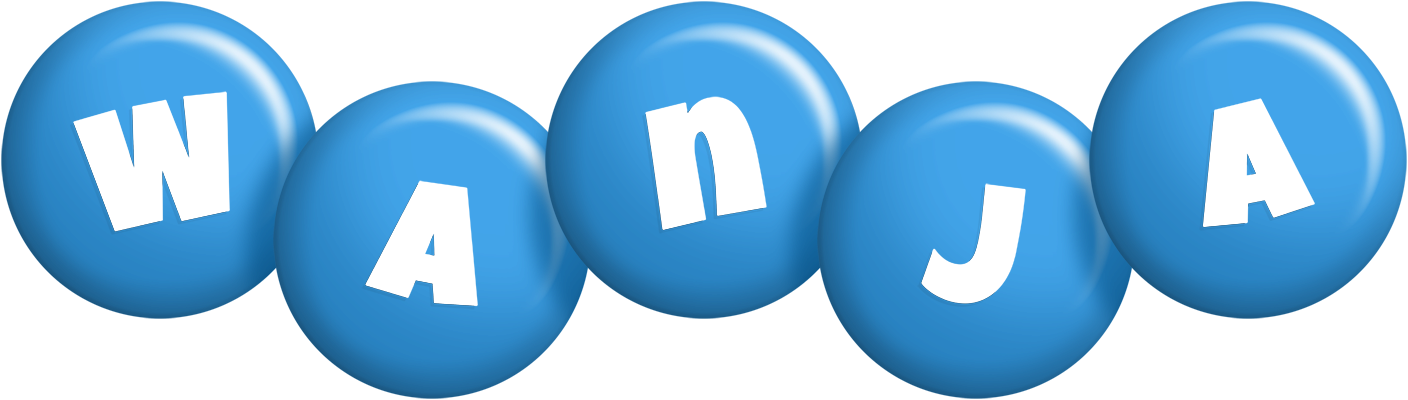 Wanja candy-blue logo