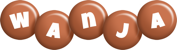 Wanja candy-brown logo