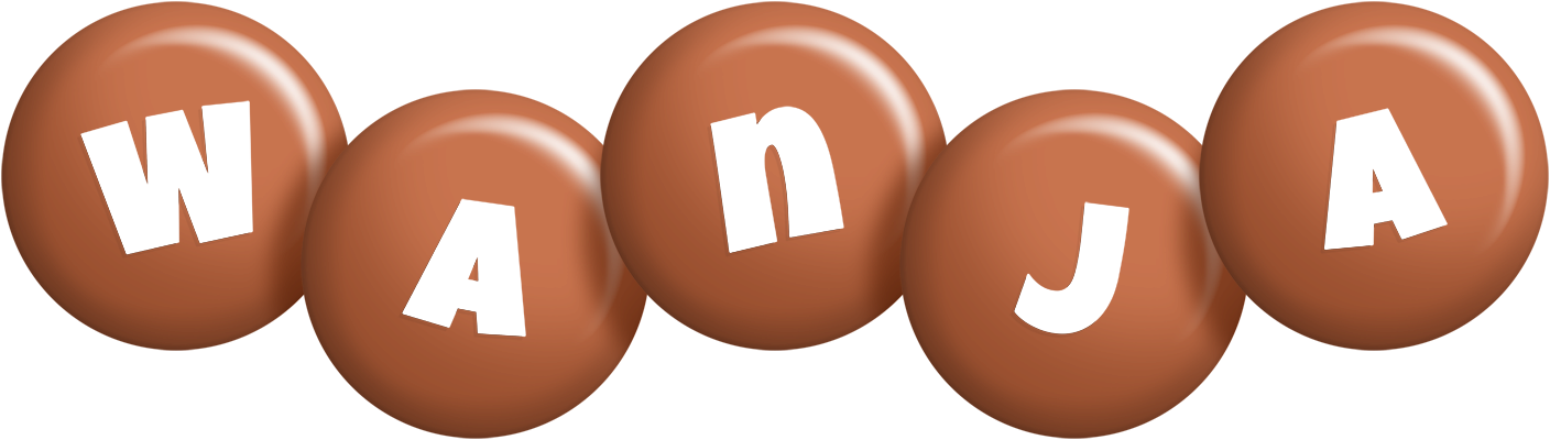 Wanja candy-brown logo