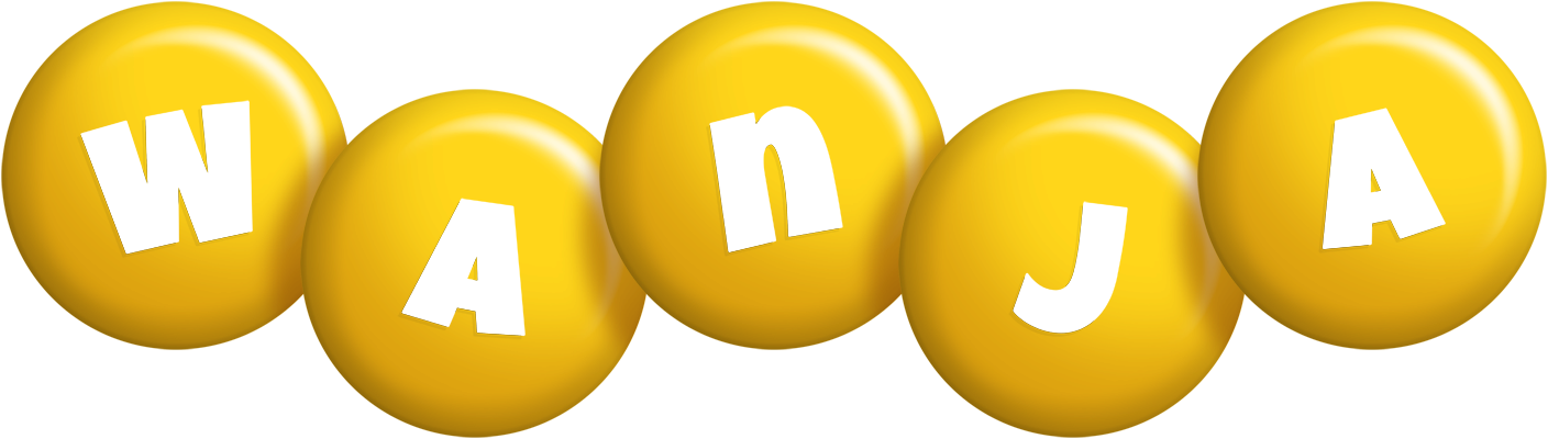 Wanja candy-yellow logo