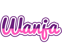 Wanja cheerful logo