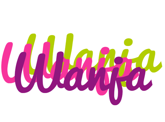 Wanja flowers logo