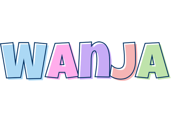 Wanja pastel logo