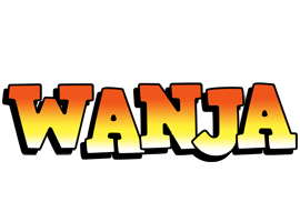 Wanja sunset logo