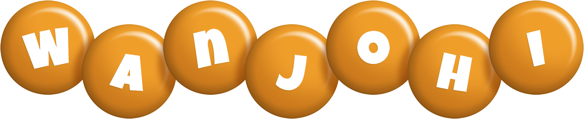 Wanjohi candy-orange logo