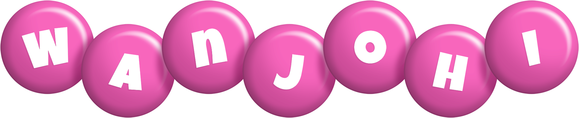 Wanjohi candy-pink logo