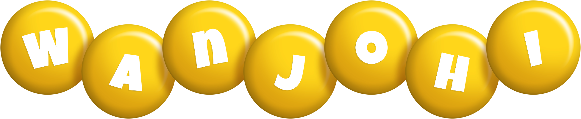 Wanjohi candy-yellow logo